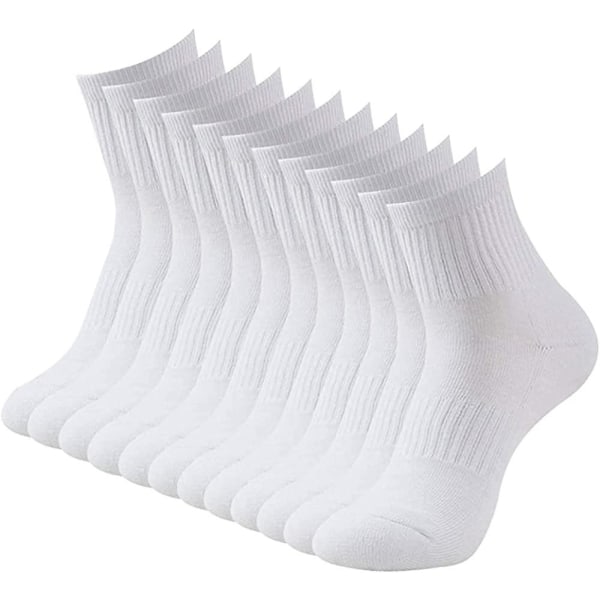 Löparstrumpor Dämpade Sportsockor För Man Dam 6 Par Cotton Trainer Strumpor