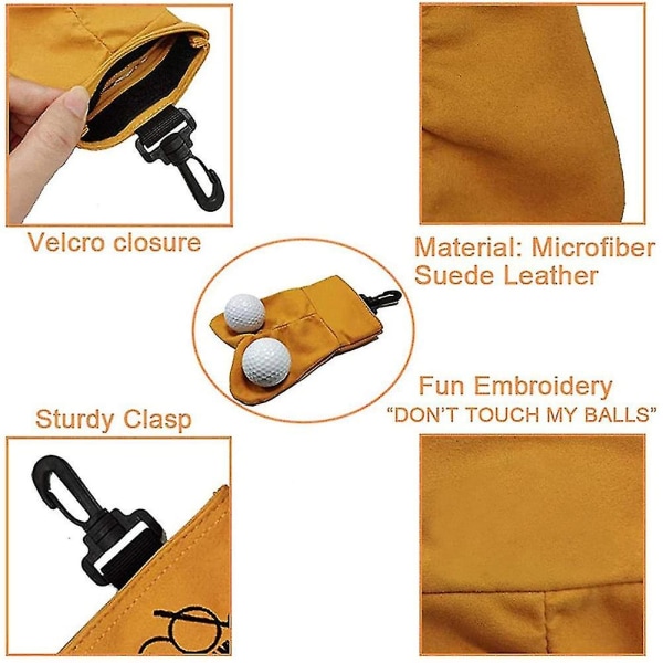 Golf Tilbehør Mini anheng Pakke Ball Bag Liten Midje Bag Multifunksjonell Liten Ball Bag For menn og kvinner