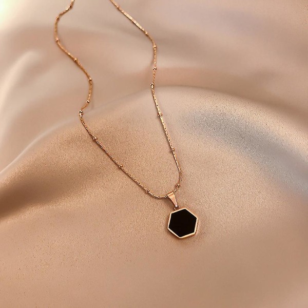 Ghyt Dam Smycken Hänge Kläder Tillbehör Smycken Halsband Mode Halskläder, Set Om 2st