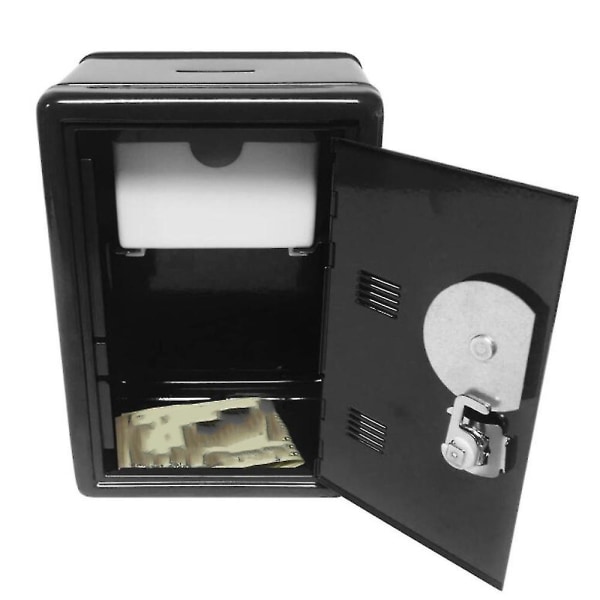 Kassakaappi Organizer Rautapöytä Koristelaatikko Pankki Metallinen Minikaappi Raha Säilytyslaatikko Säilytyslaatikko F