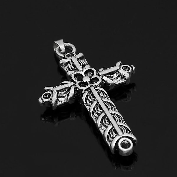 Nordisk viking Athelstan S kors Ragnar amulett halskjede - dobbeltsidig