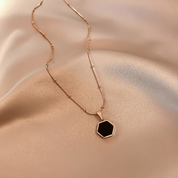 Ghyt Dam Smycken Hänge Kläder Tillbehör Smycken Halsband Mode Halskläder, Set Om 2st