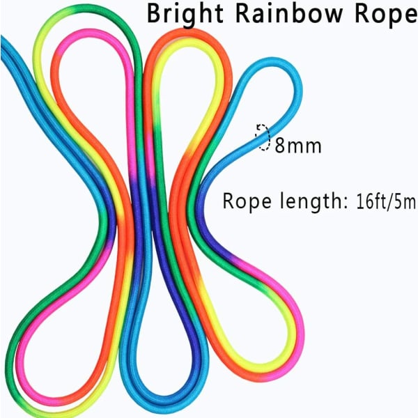 5 meter lång hopprep - flerspelarhopprep