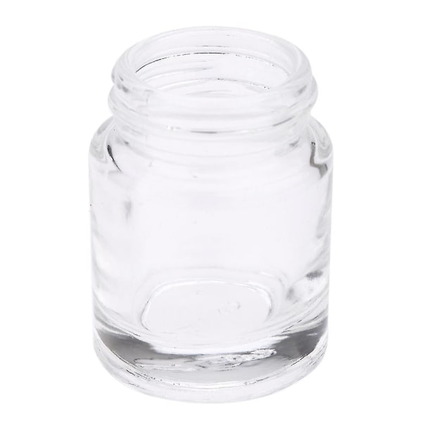 10 stk Airbrush-glasflasker Airbrush-flaske (krukker) med 30-vinklet adapterlågsamling, der bruges på airbrushes julegave_WJNIV