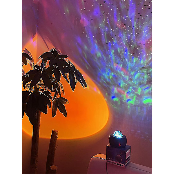Galaxy Lights Stjernehimmel Projektor Atmosfære Lampe Drøm Med Usb Kabel Bluetooth-kompatibel Musik Abs Usb Bluetooth Led - Snngv（B）