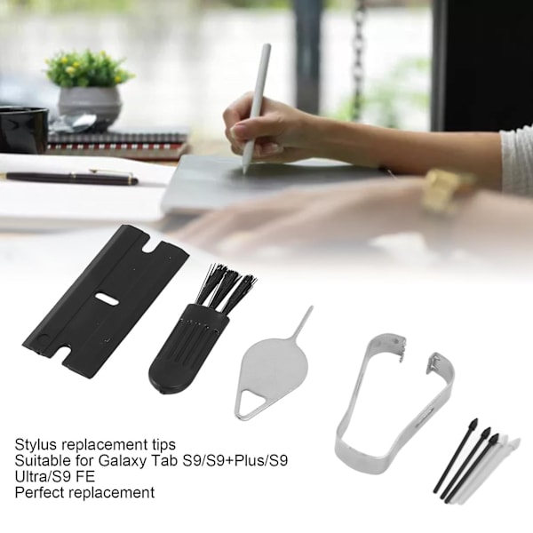 4 set stylusspetsar för Galaxy Tab S9 S9+Plus S9 Ultra S9 FE smidiga stylusspetsar