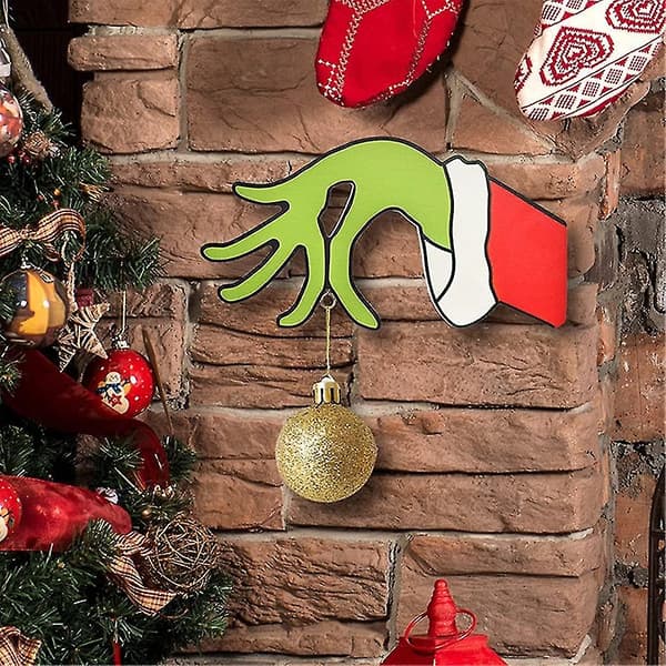 Juldekoration Trä Dörrhängande