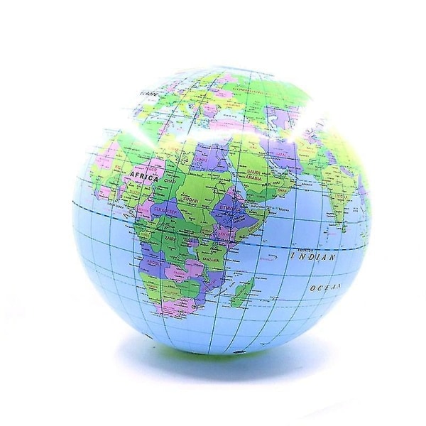 Oppustelig Blow Up World Globe Earth Map Ball
