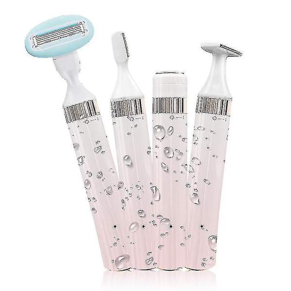 Uppladdningsbar Epilator 4 I 1 Rakapparat Elektrisk Näs Ögonbryn Rakapparat Hår Trimmer