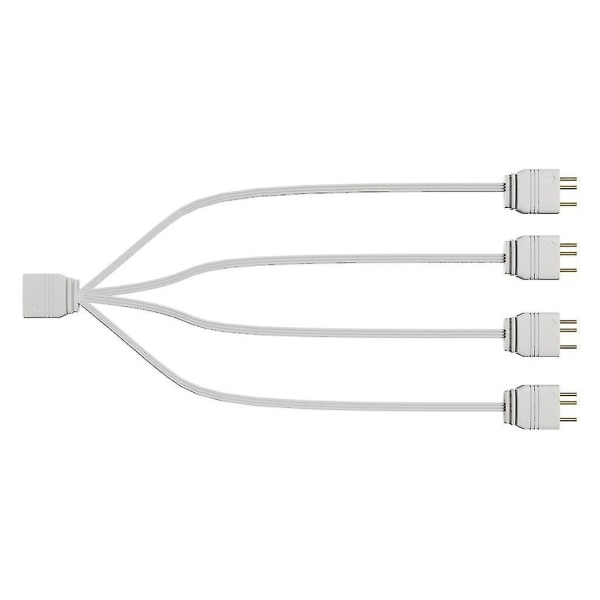 ARGB Splitter-kabel 5v 3-pin for spillere og PC-entusiaster Multi-interface（en til fire）