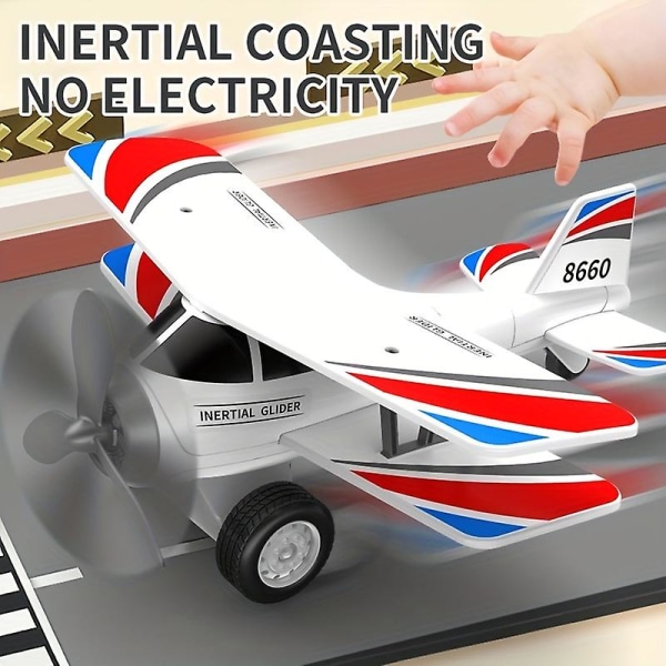 Ikke-fjernbetjening inertial propel Helikopter Model Boy Toy
