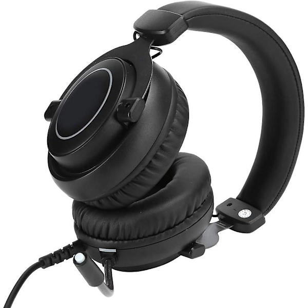 1 * Headset - 3,5 mm trådbundet spelheadset brusreducerande stereo mikrofonhörlurar