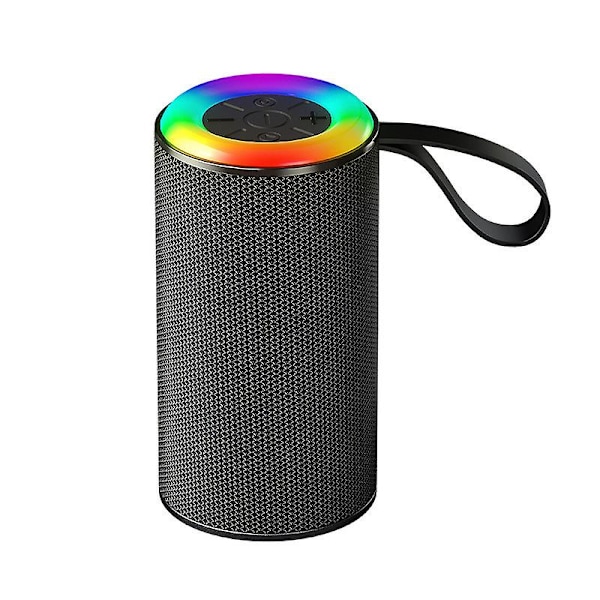 Trådlös Bluetooth-högtalare, dubbla högtalare, subwoofer, elektronisk väckarklocka, minianläggning, lämplig som present till studenter