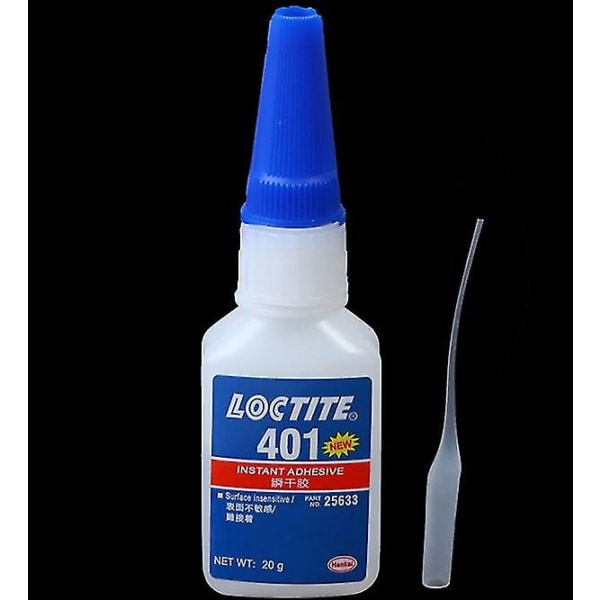 1 st 20g Loctite 401 snabbhäftande flaska Starkare superlim Multipurpose（1PC）