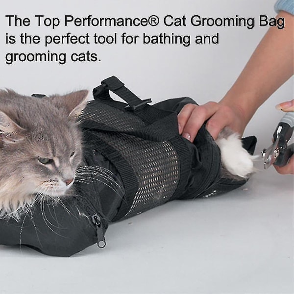 Cat Grooming Badesikringstaske til Klønegleklipning