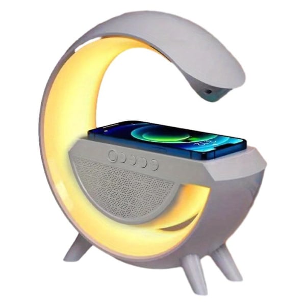 Big G Bluetooth -kaiutin värikäs ilmakehän kevyt langaton latauskello herätyskello integroitu kaiutin