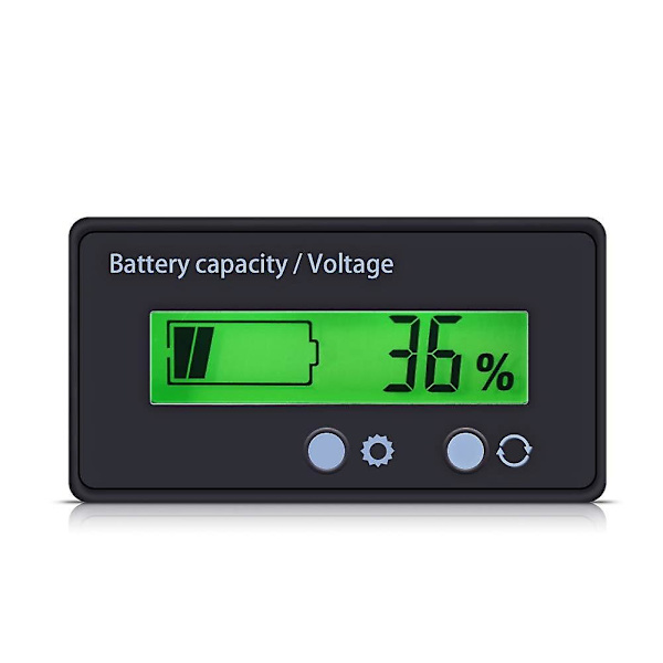 Batterimonitor Digital Batterikapacitetstestare Universell Voltmeter Testare Voltmeter Monitor