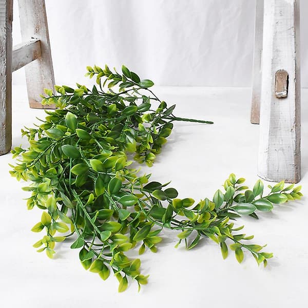 Plastgräs Simulering Vägg Hängande Förlängda Simulering Blad