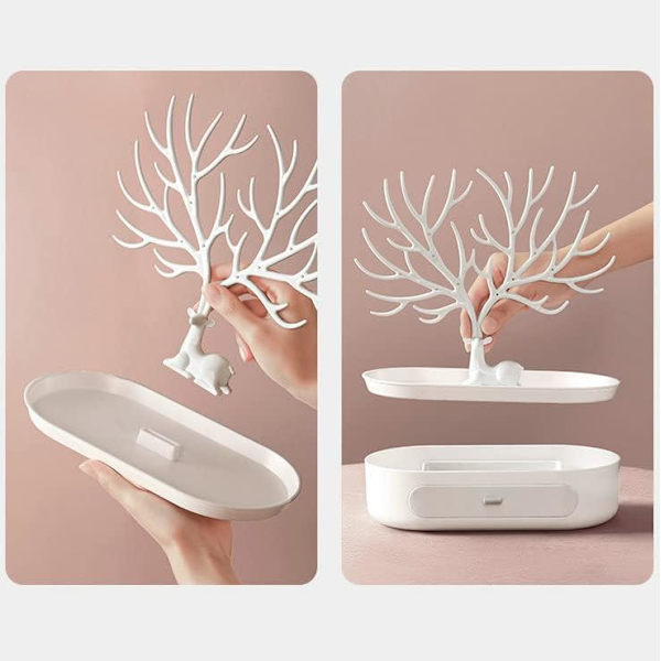 Smykke Stativ og Organizer | Smykke Henger | Smykke Oppbevaring | Smykke Organizer | Smykke Stativ (Hvit)