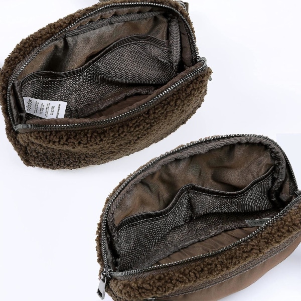 Juoksulaukku Minilaukut Useita taskuja syntymäpäiviä varten kiitospäivälahjat Tyylikäs vyötäröpaketti - Snngv (valkoinen)