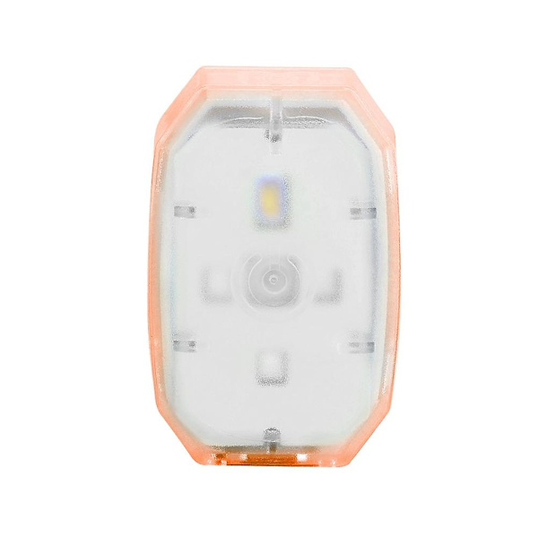 Lättviktig USB-laddningsbar LED-nattlampa för säkerhet vid löpning och cykling utomhus, orange