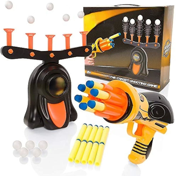Hover Shot Dart Gun Set - Floating Nerf Target Shooting Game Boys Toys Kid