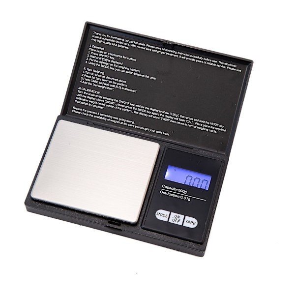 Mini Smyckesskala Elektronisk Vågskala 1000g X 0.1g Balansvåg Fickkök Hushålls Elektronisk Elektronisk Vågskala