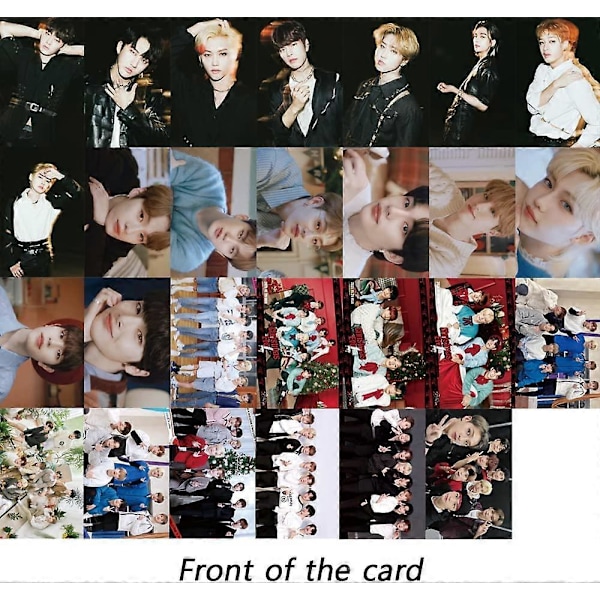 Stray Kids LOMO-kort 55 st. Stray Kids 2022 SEASON GREETINGS Room, mate Foto-kort 2022 Season's Greetings Foto-kort Present till Fans Dotter