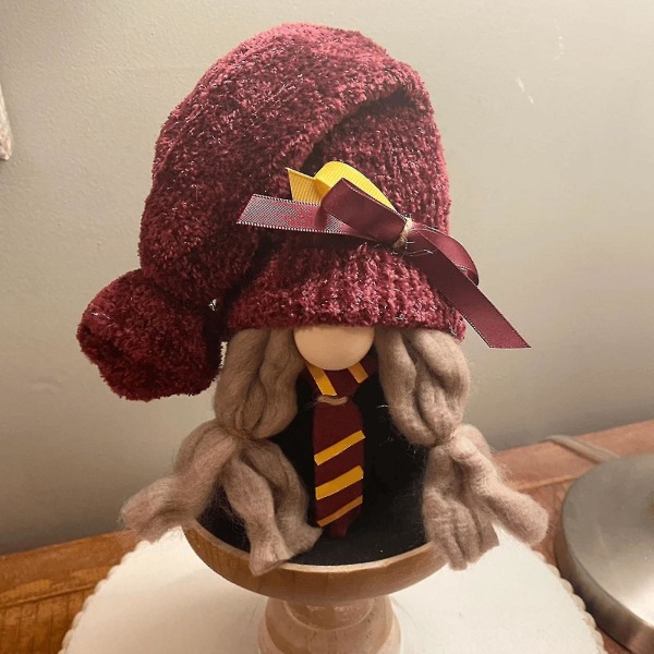 Tema Gnome Sett Potter Granger Weasley Christmas Gnome, 100 % nytt（C）