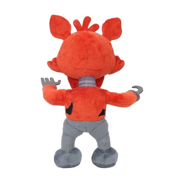 Fnaf Plushies Five Nights At Freddy's Plysjleke Skrekkspill Bjørn Foxy Myk Fylt Dukke Barn Voksen Bursdagsgaver（Ulv）