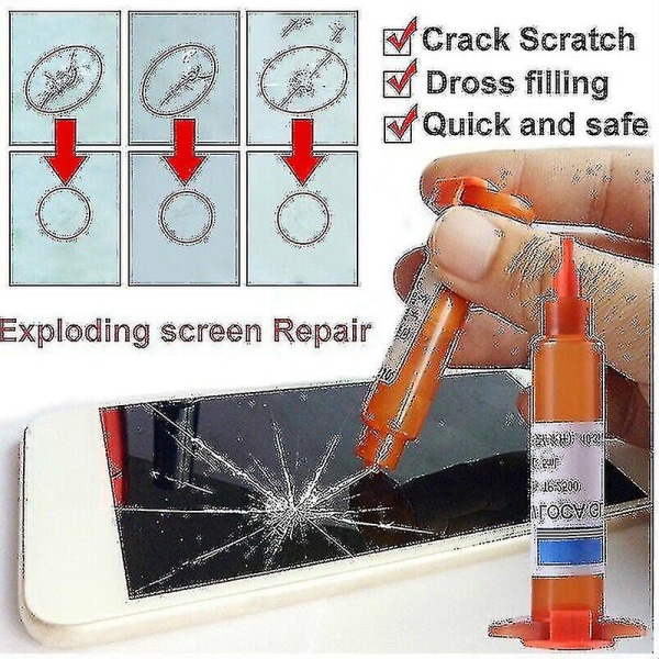 Uv Clear Adhesive Lim Reparationsverktyg för mobiltelefon för telefon Pekskärmsreparationsverktyg