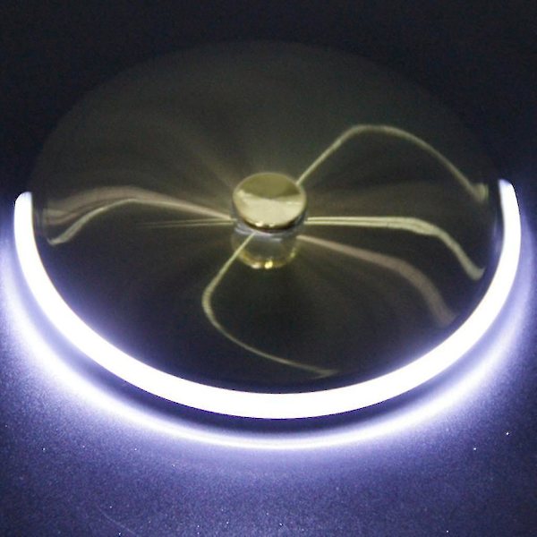 LED-snurrande kulspetspenna Fidget Spinner Hand Top Ljus EDC Stressavlastande Leksaker Barnleksak Present Skolmaterial