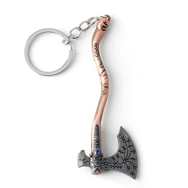 God Of War Ragnarok Nyckelring Halsband Nyckelring Kratos Blade Of Chaos Leviathan Axe Shield Slitstarkt kreativt presenthänge（Style4）