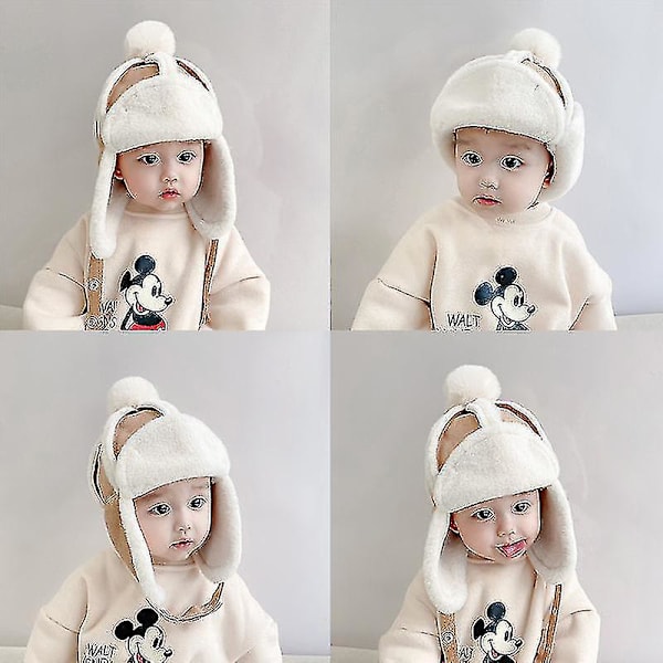 Pojk Ushanka Öronlapp Vinter Trooper Mössa Unisex Barn Trapper Hatt