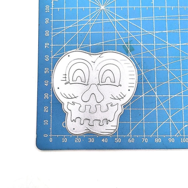 Halloween Ghost Skull Metal Cutting Dies Stencil Scrapbooking Gjør-det-selv-album Stempel Papir Kort Form Preging Dekorasjon Håndverk