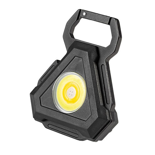 Liten ficklampa uppladdningsbar med fäste flasköppnare och magnet för fiske camping och nödbelysning