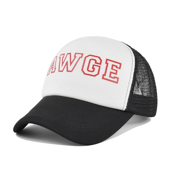 Svamp Baseball Cap Personlig Graffiti Peaked Cap Mesh Cap Buet Eaves Solhat Sommer Solhat