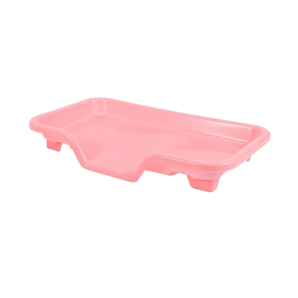 Plast diskho diskställ set 17,5 x 9,5 x 7 tum (rosa)