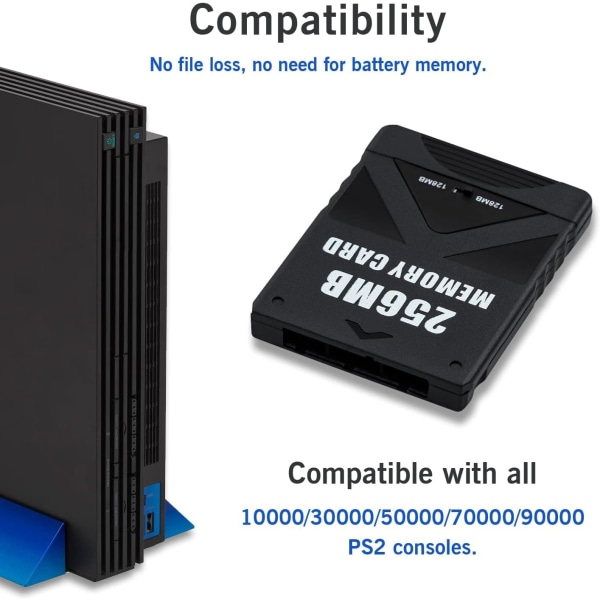 256M spel höghastighetstillbehör för säkerhetskopiering av minneskort på  PS2 1st (256M) 2e84 | Fyndiq