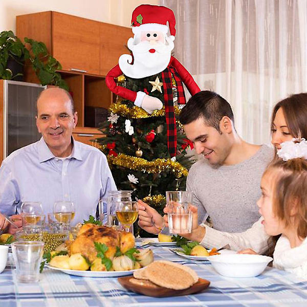 Stor Julgranstopphatt Tomte