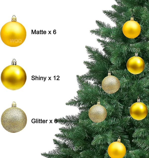 Julgranskulor Dekorationer, PCS Jul