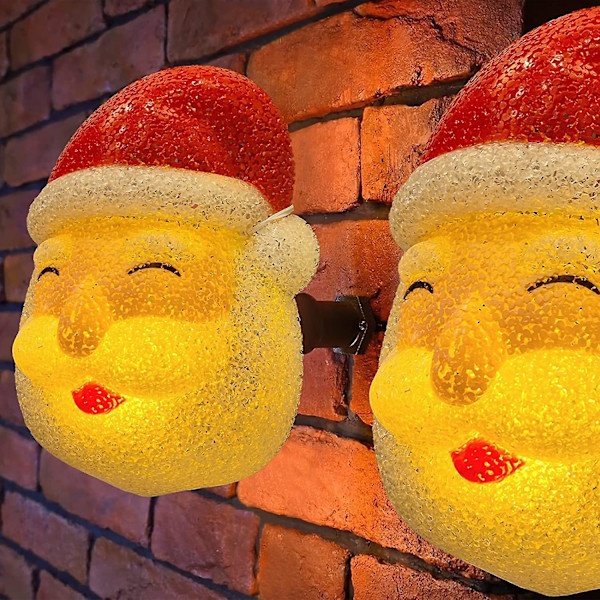 2-pack Julbelysningsöverdrag för Veranda - Utomhusjuldekorationer med Elastiskt Band för Jul inomhus eller utomhus på Gräsmattan, Verandan, Garaget etc.