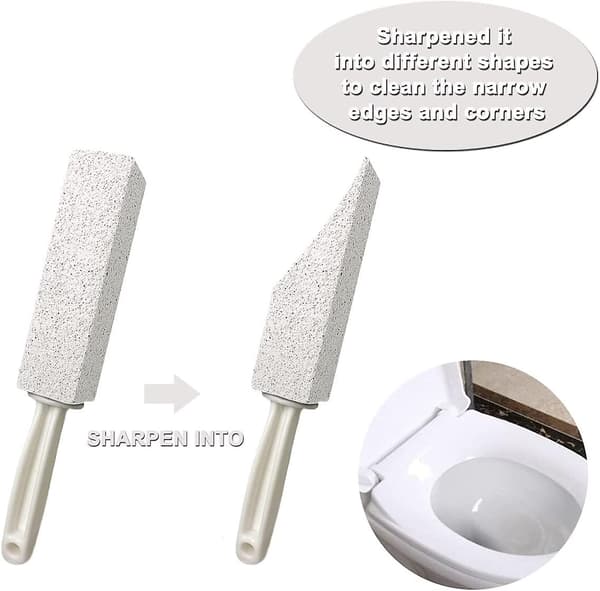 2-pack hushållsrengöringsborstar med pimpsten