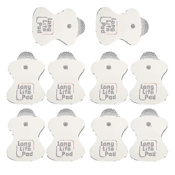 10x Elektrode Erstatningsputer For Omron Massasjeapparater Lang Levetid Puter
