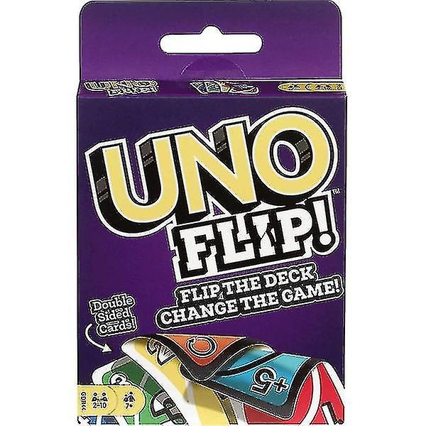 Uno Flip Family Card Game, Med 112 Kort, R En Fantastisk Present