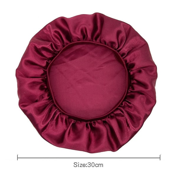 Cap Satin Bonnet (multi valinnainen) (one size) (viininpunainen)