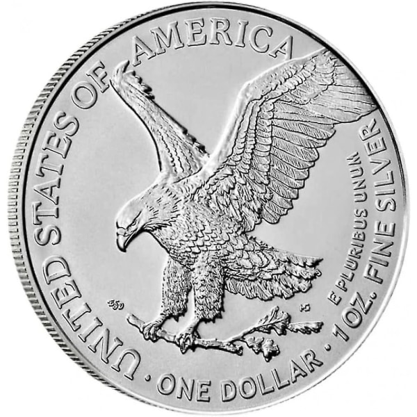 Antik Frihedslov Mønt Eagle Dollar Erindringsmønter Kunstsamling Oplev historien om os Guldmønter