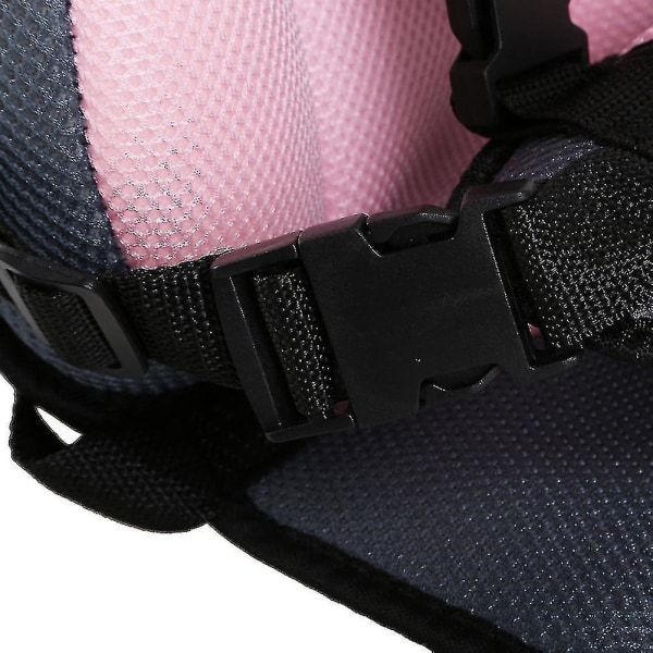 Bærbart babybilsikkerhedssæde Børnebilstole til børn Småbørn Biler Sædebetræk Sele (Pink)