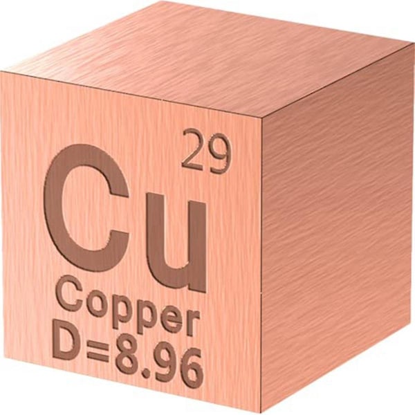10 stykker metallelementer-kuber - tetthet-kubesett for en periodisk tabell over elementer samling - (0,39 tommer/10 mm)（Som vist）