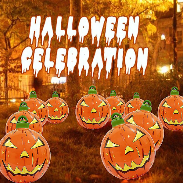 Halloween PVC uppblåsbar pumpa uppblåsbar utomhusdekorationsleksak Halloween trädgård gräsmatta festdekorationer